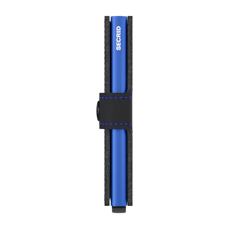 Secrid Miniwallet Matte Black & Blue image number 2